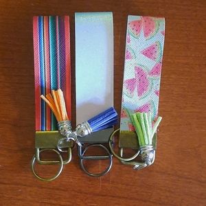 Set of 3 Handmade Key Chains
